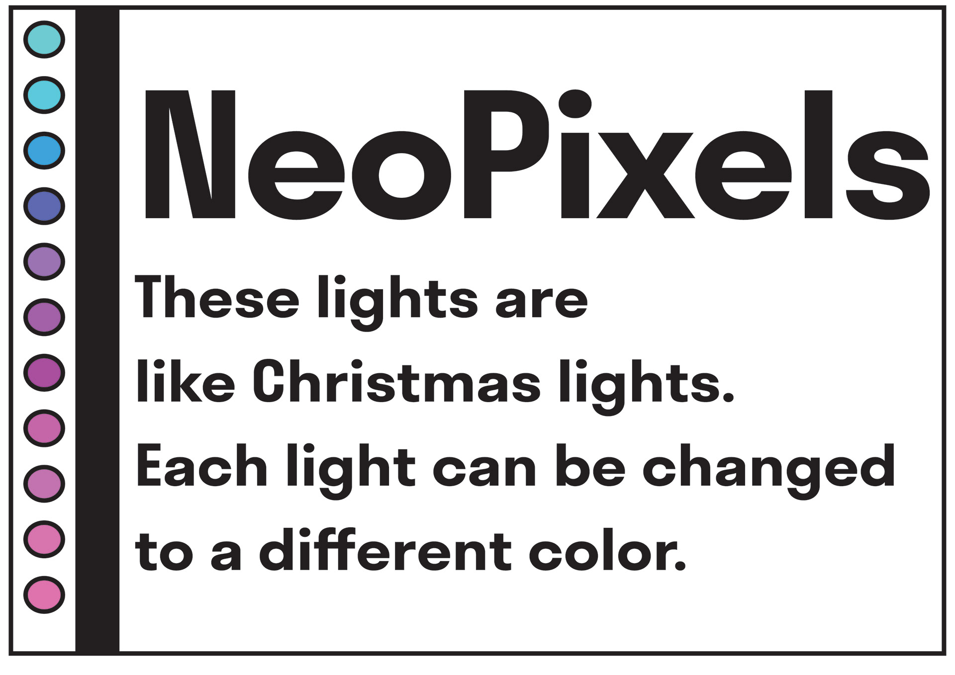 NeoPixel poster